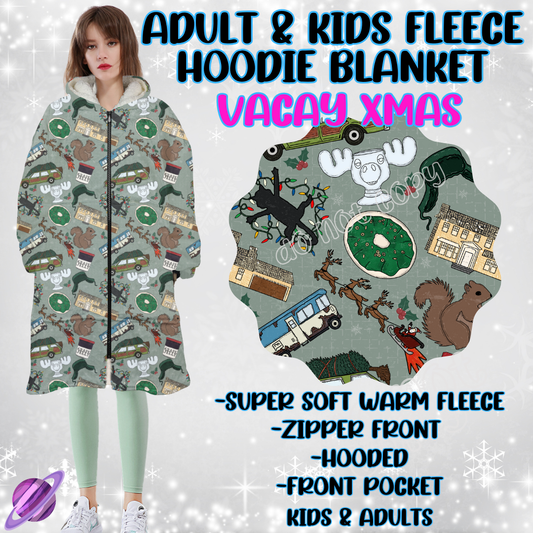 VACAY XMAS - HOODIE BLANKET RUN-PREORDER CLOSING 9/27