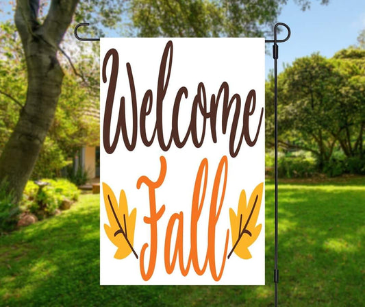 Welcome Fall - Garden Flag (12x18)