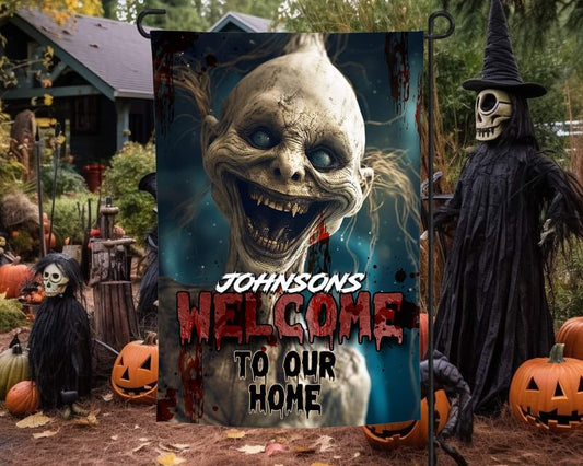 Welcome Scary - Garden Flag (12x18)