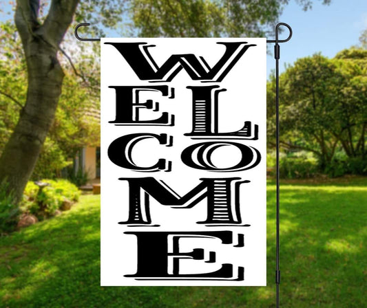 Welcome - Garden Flag (12x18)