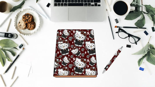 WIZARD KITTY – 3-in-1 Custom Journal Set (A5 Size)