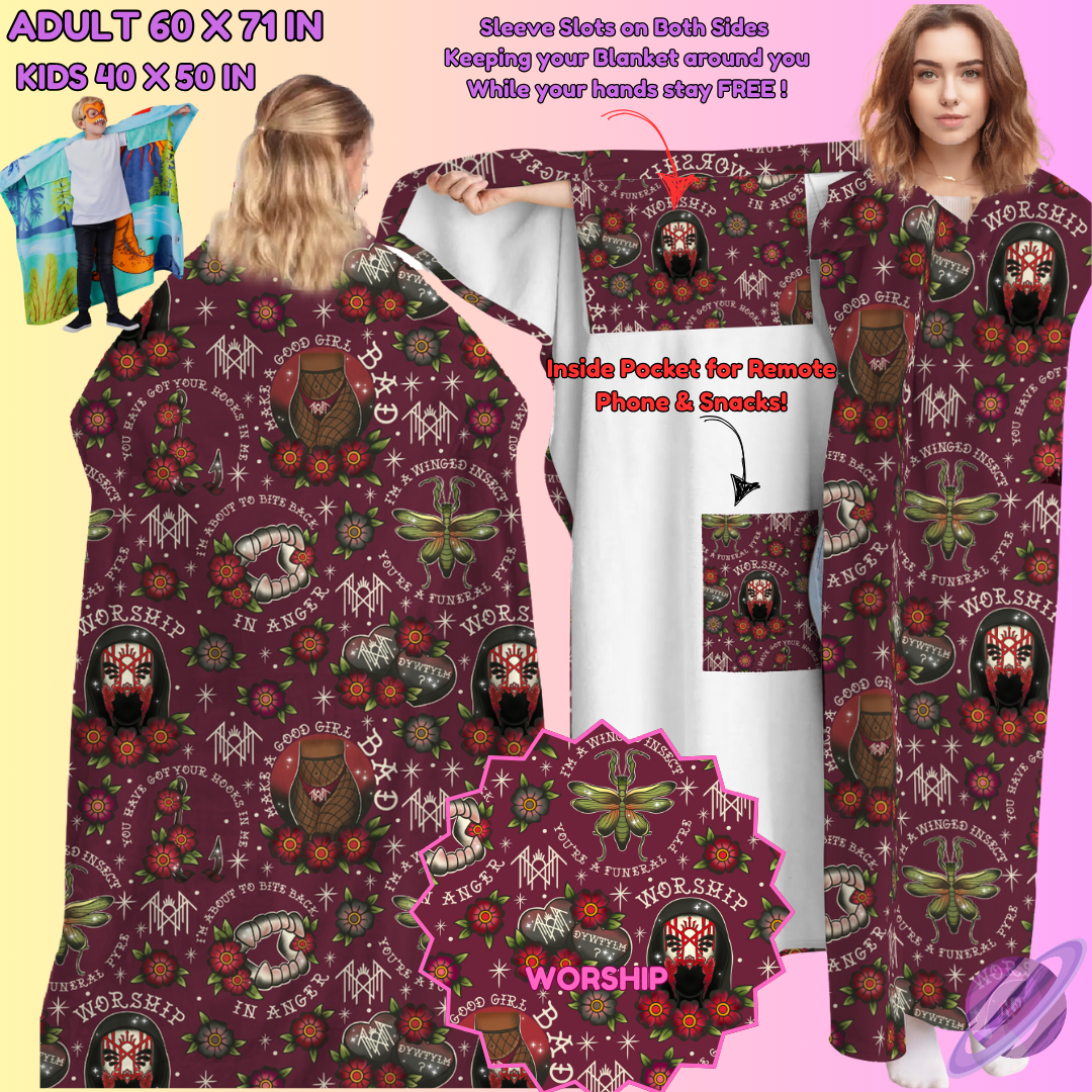 WEARABLE THROW RUN-WORSHIP-PREORDER CLOSING 8/31