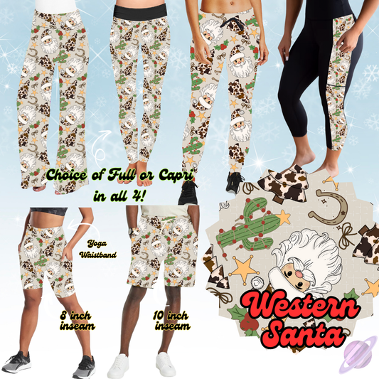 BATCH 117-WESTERN SANTA-6 STYLE BOTTOMS-PREORDER CLOSING 9/10