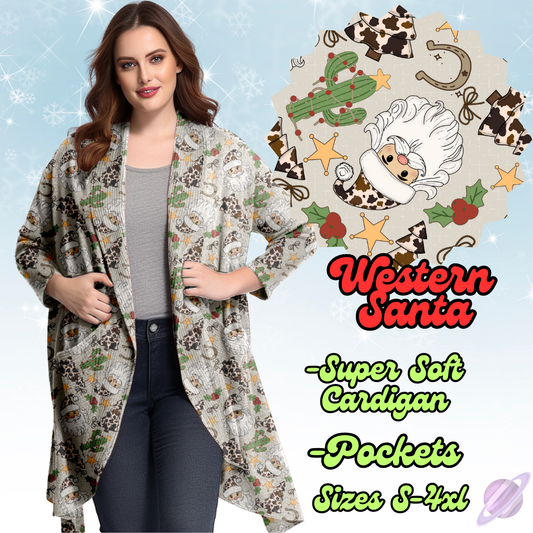 BATCH 117-WESTERN SANTA-CARDIGAN-PREORDER CLOSING 9/10