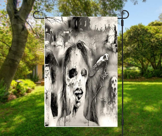 Zombies - Garden Flag (12x18)