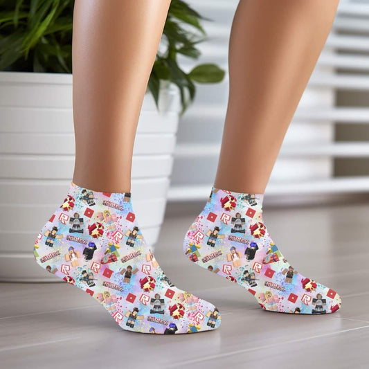 Blox Splatter - Custom Socks for Everyday Comfort