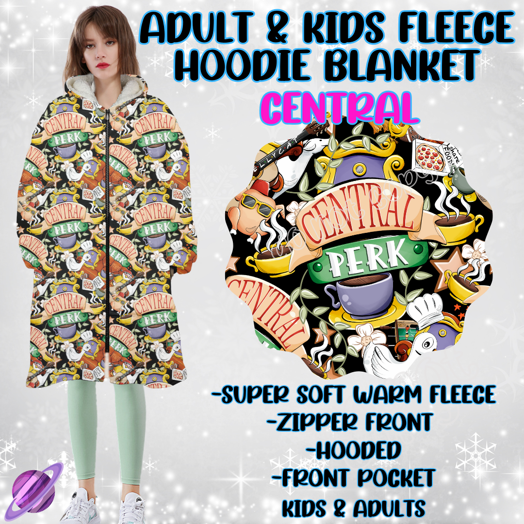 CENTRAL - HOODIE BLANKET RUN-PREORDER CLOSING 9/27