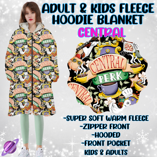 CENTRAL - HOODIE BLANKET RUN-PREORDER CLOSING 9/27