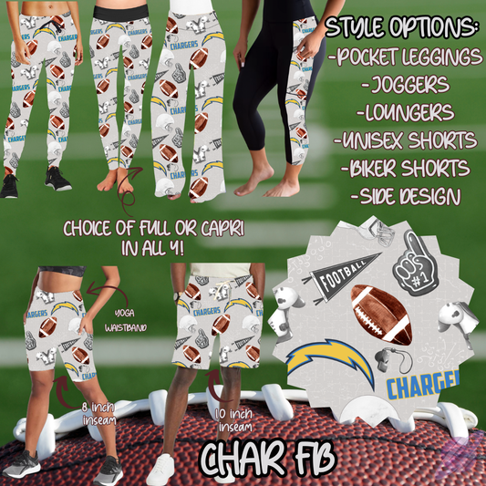 GAME DAY-CHAR FB-6 STYLE BOTTOMS-PREORDER CLOSING 9/8