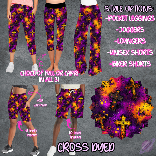 CROSS DYED - LEGGING/JOGGER/LOUNGER/SHORTS - B105 PREORDER CLOSING 5/19