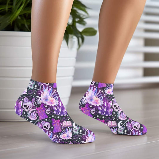 Crystal Purple - Custom Socks for Everyday Comfort