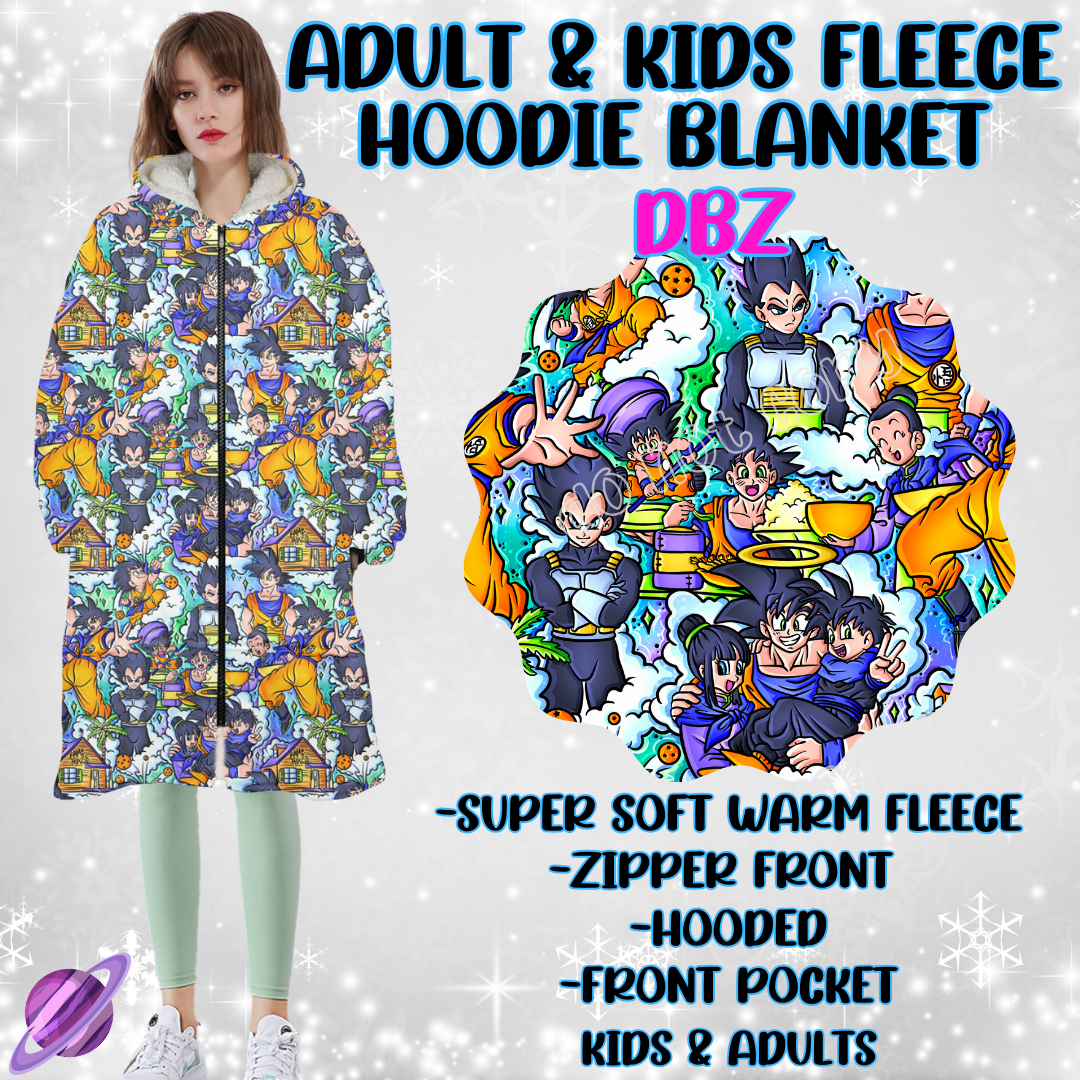 DBZ - HOODIE BLANKET RUN-PREORDER CLOSING 9/27