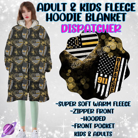 DISPATCHER - HOODIE BLANKET RUN-PREORDER CLOSING 9/27