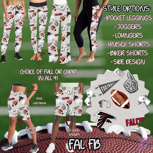 GAME DAY-FAL FB-6 STYLE BOTTOMS-PREORDER CLOSING 9/8