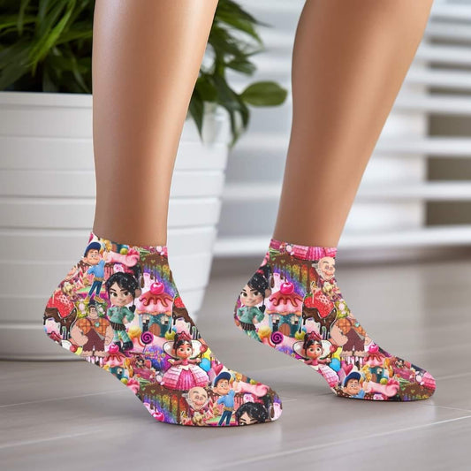 Glitch Ice Cream - Custom Socks for Everyday Comfort