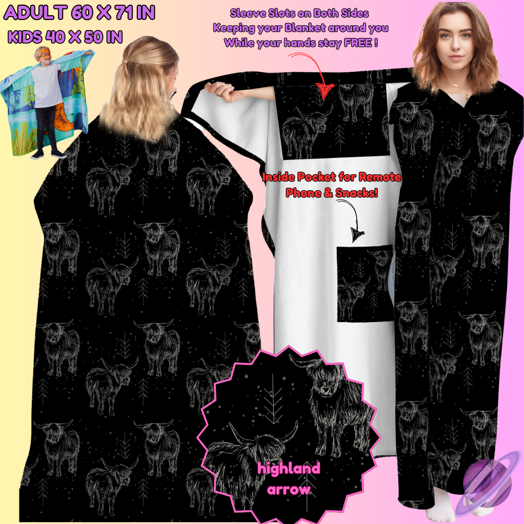 WEARABLE THROW RUN-HIGHLAND ARROW-PREORDER CLOSING 8/31