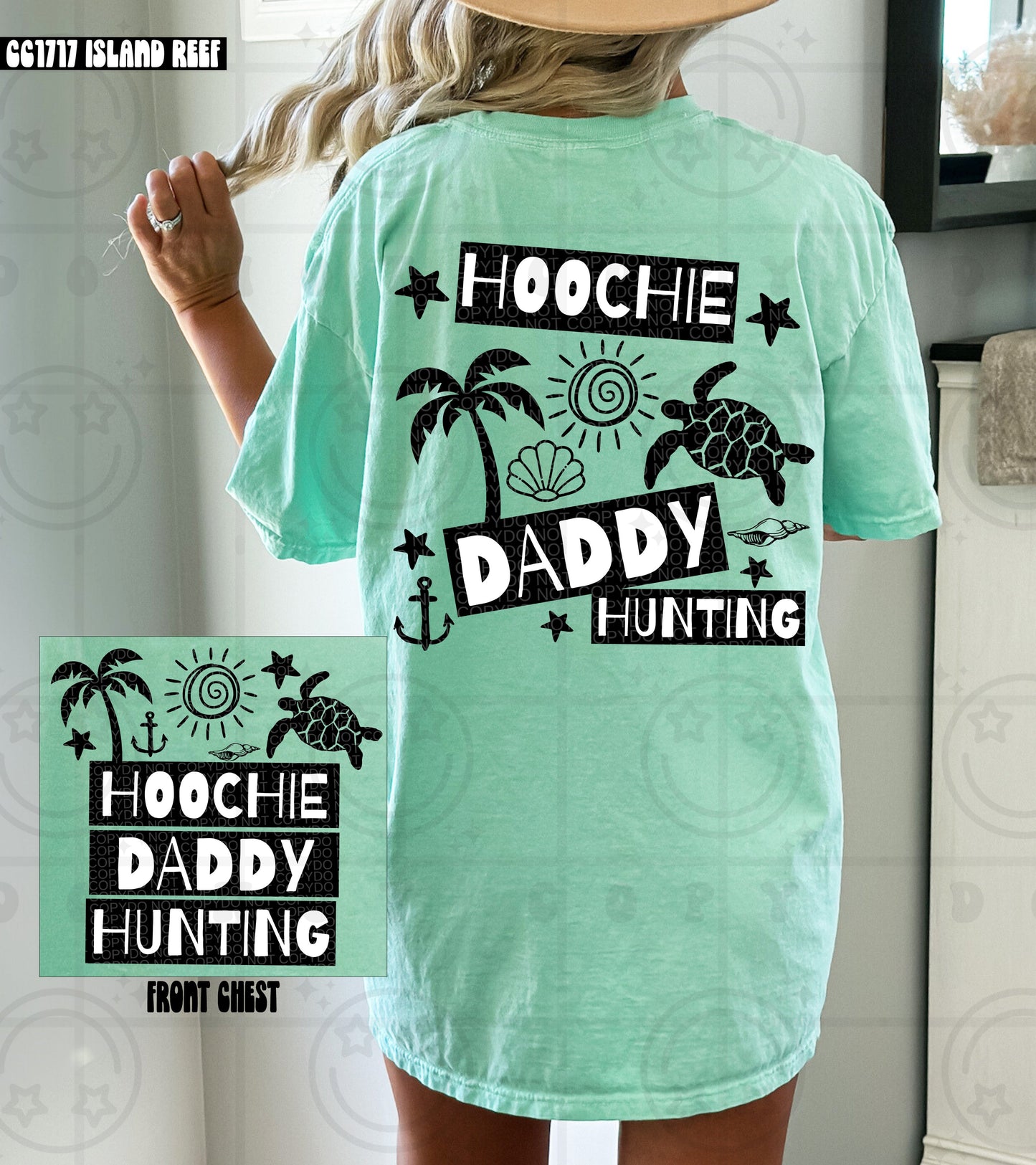 HOOCHIE DADDY HUNTING-DOUBLE SIDED TEE