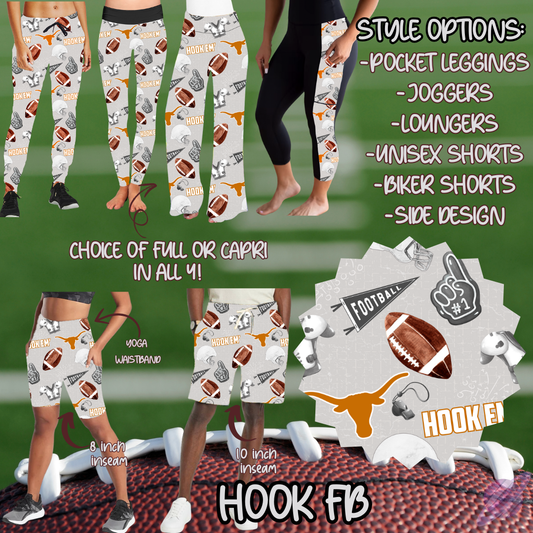 GAME DAY-HOOK FB-6 STYLE BOTTOMS-PREORDER CLOSING 9/8