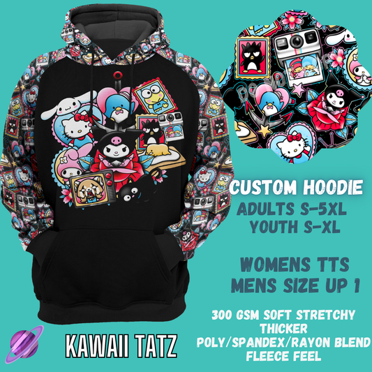 KAWAII TATZ HOODIE-OUTFIT RUN PREORDER CLOSING 1/10 -CUSTOM HOODIES RE-RUN PREORDER CLOSING 5/11