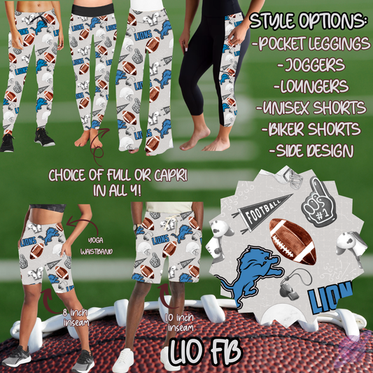 GAME DAY-LIO FB-6 STYLE BOTTOMS-PREORDER CLOSING 9/8