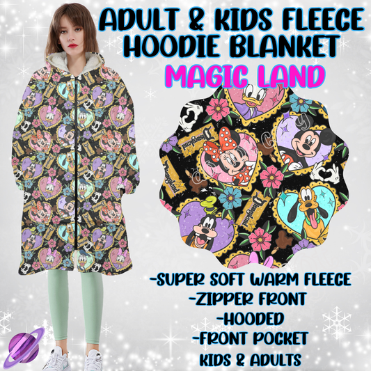 MAGIC LAND - HOODIE BLANKET RUN-PREORDER CLOSING 9/27