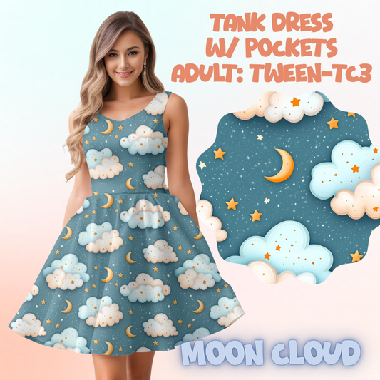 MOON CLOUD - ADULT TANK DRESS PREORDER CLOSES 5/15