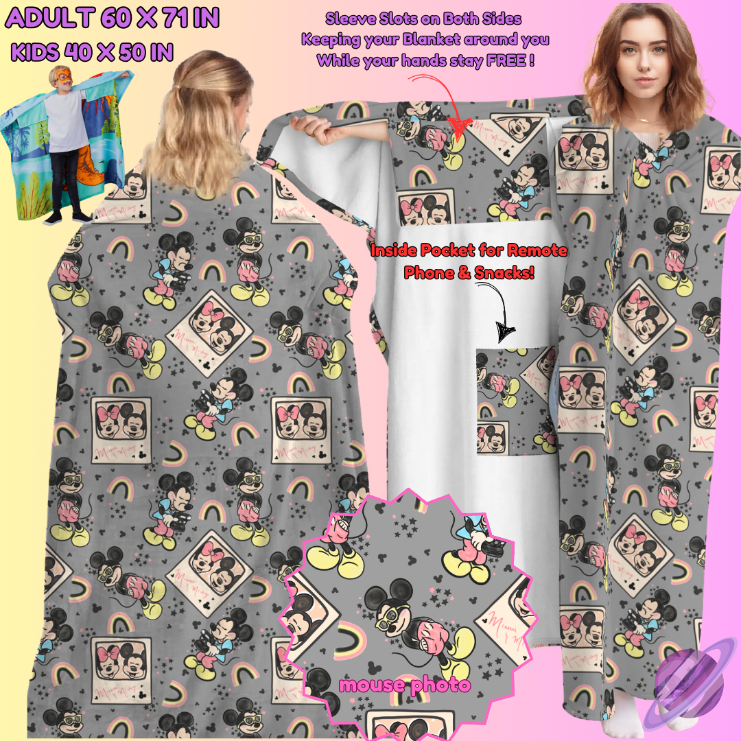 WEARABLE THROW RUN-MOUSE PHOTO -PREORDER CLOSING 8/31