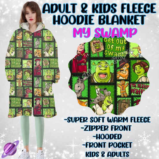 MY SWAMP - HOODIE BLANKET RUN-PREORDER CLOSING 9/27