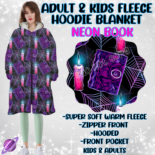 NEON BOOK - HOODIE BLANKET RUN-PREORDER CLOSING 9/27