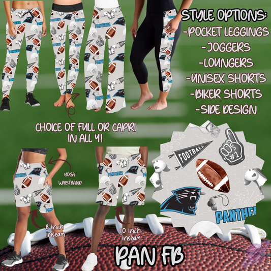 GAME DAY-PAN FB-6 STYLE BOTTOMS-PREORDER CLOSING 9/8