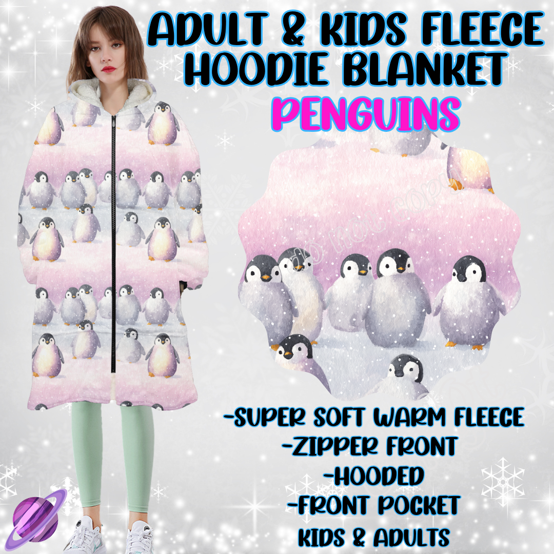 PENGUINS - HOODIE BLANKET RUN-PREORDER CLOSING 9/27