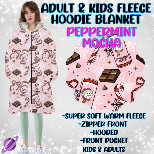 PEPPERMINT MOCHA - HOODIE BLANKET RUN-PREORDER CLOSING 9/27