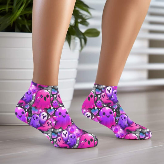Purple Ghost - Custom Socks for Everyday Comfort