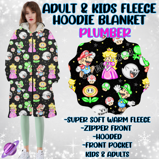 PLUMBER - HOODIE BLANKET RUN-PREORDER CLOSING 9/27
