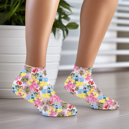 Princess Floral - Custom Socks for Everyday Comfort