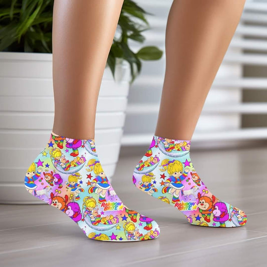 Rainbow Girl - Custom Socks for Everyday Comfort