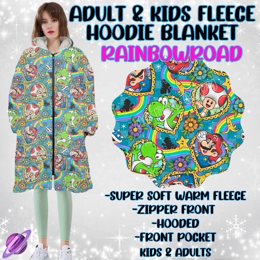 RAINBOW GIRL - HOODIE BLANKET RUN-PREORDER CLOSING 9/27