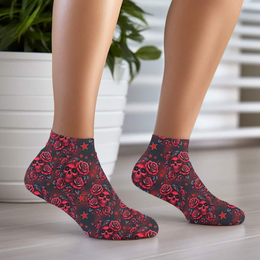 Red Skull - Custom Socks for Everyday Comfort