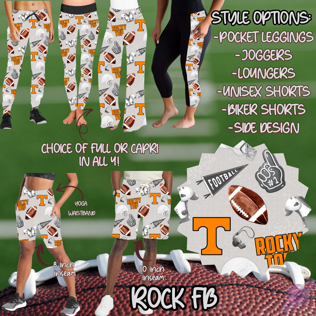GAME DAY-ROCK FB-6 STYLE BOTTOMS-PREORDER CLOSING 9/8
