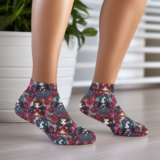 Rose Girl - Custom Socks for Everyday Comfort