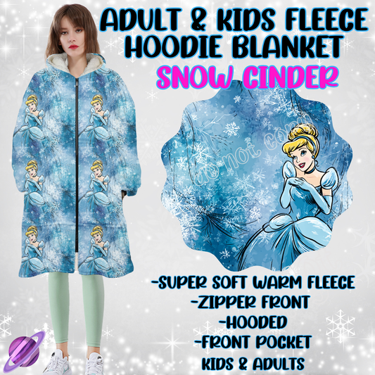 SNOW CINDER - HOODIE BLANKET RUN-PREORDER CLOSING 9/27