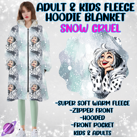 SNOW CRUEL - HOODIE BLANKET RUN-PREORDER CLOSING 9/27