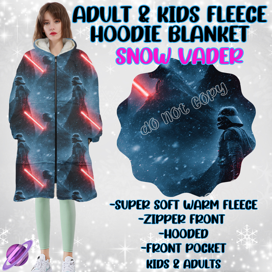 SNOW VADER - HOODIE BLANKET RUN-PREORDER CLOSING 9/27