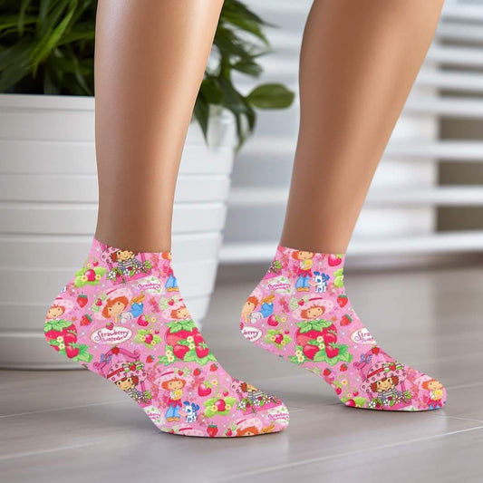 Strawberry Girl - Custom Socks for Everyday Comfort
