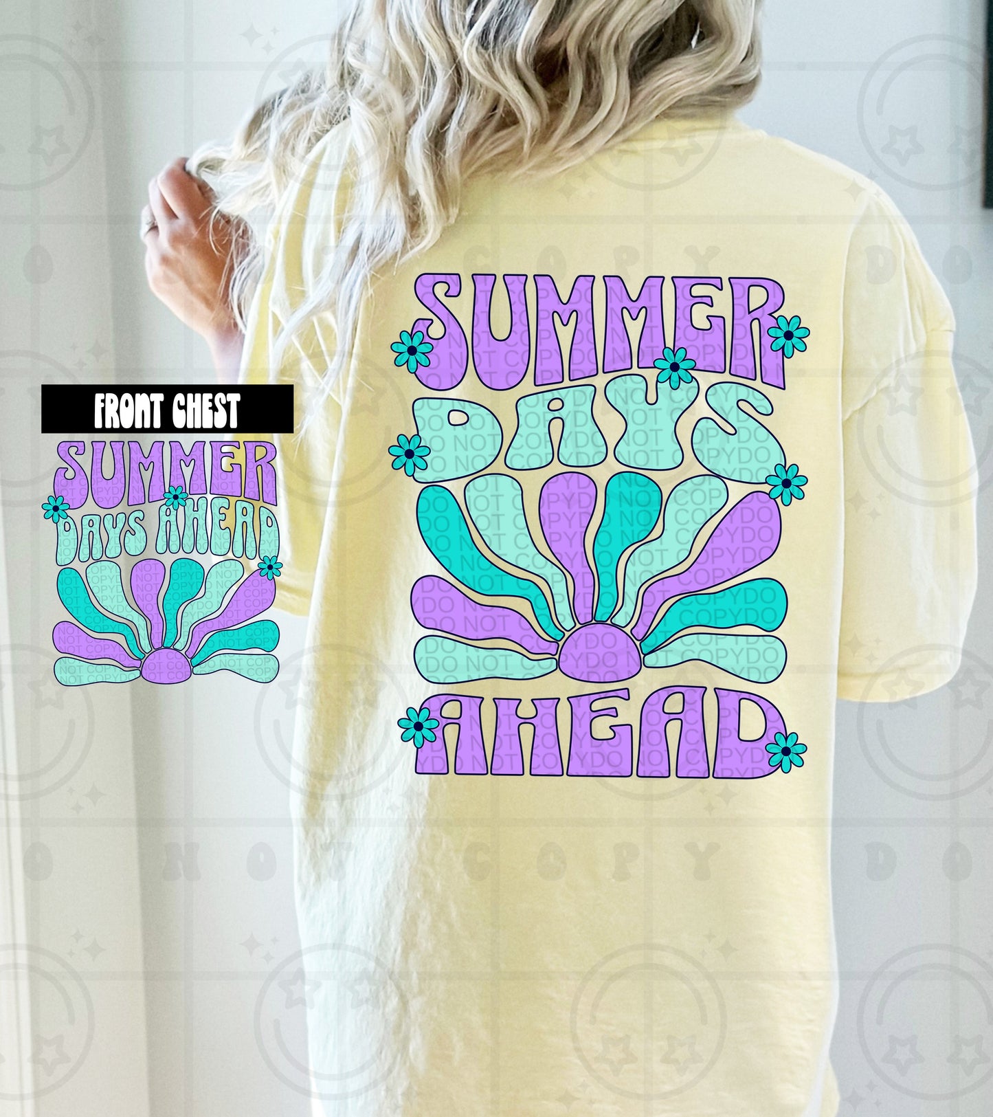 SUMMER DAYS - DOUBLE SIDED TEE