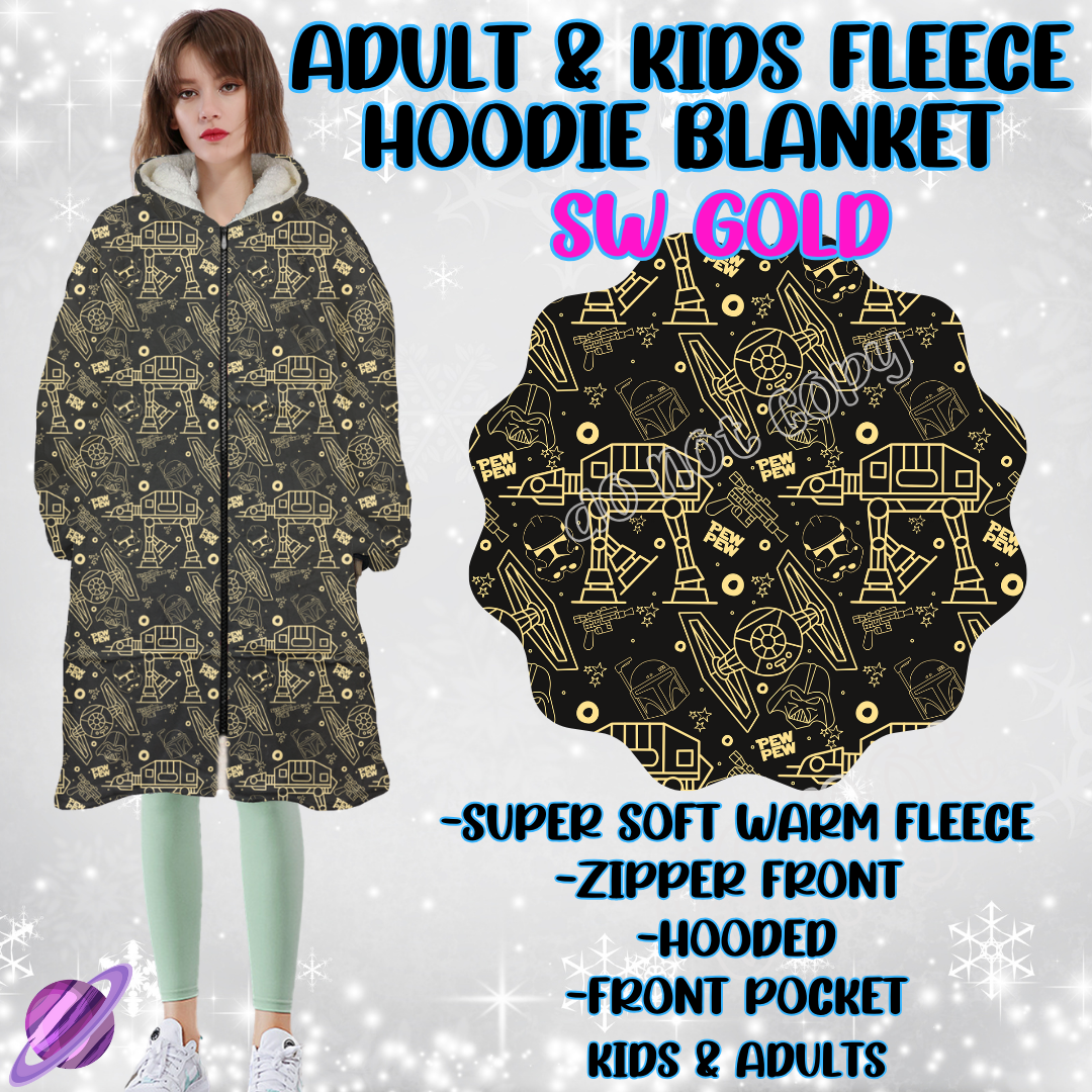 SW GOLD - HOODIE BLANKET RUN-PREORDER CLOSING 9/27
