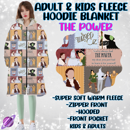 THE POWER - HOODIE BLANKET RUN-PREORDER CLOSING 9/27