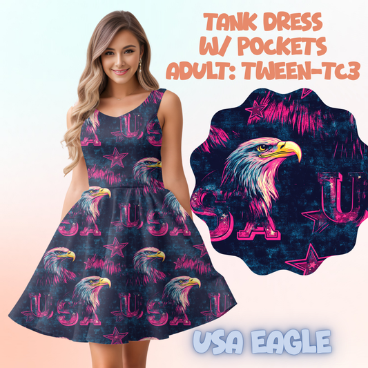 USA EAGLE - ADULT TANK DRESS PREORDER CLOSES 5/15