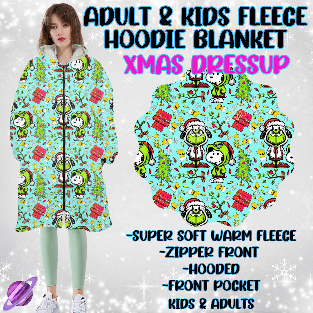 XMAS DRESSUP - HOODIE BLANKET RUN-PREORDER CLOSING 9/27