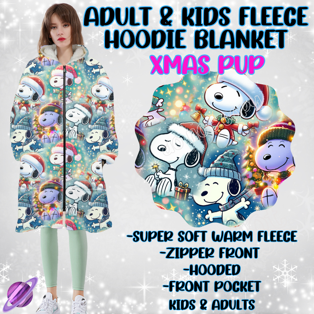 XMAS PUP - HOODIE BLANKET RUN-PREORDER CLOSING 9/27